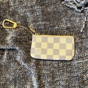 Louis Vuitton Coin Card Holder Azur Damier